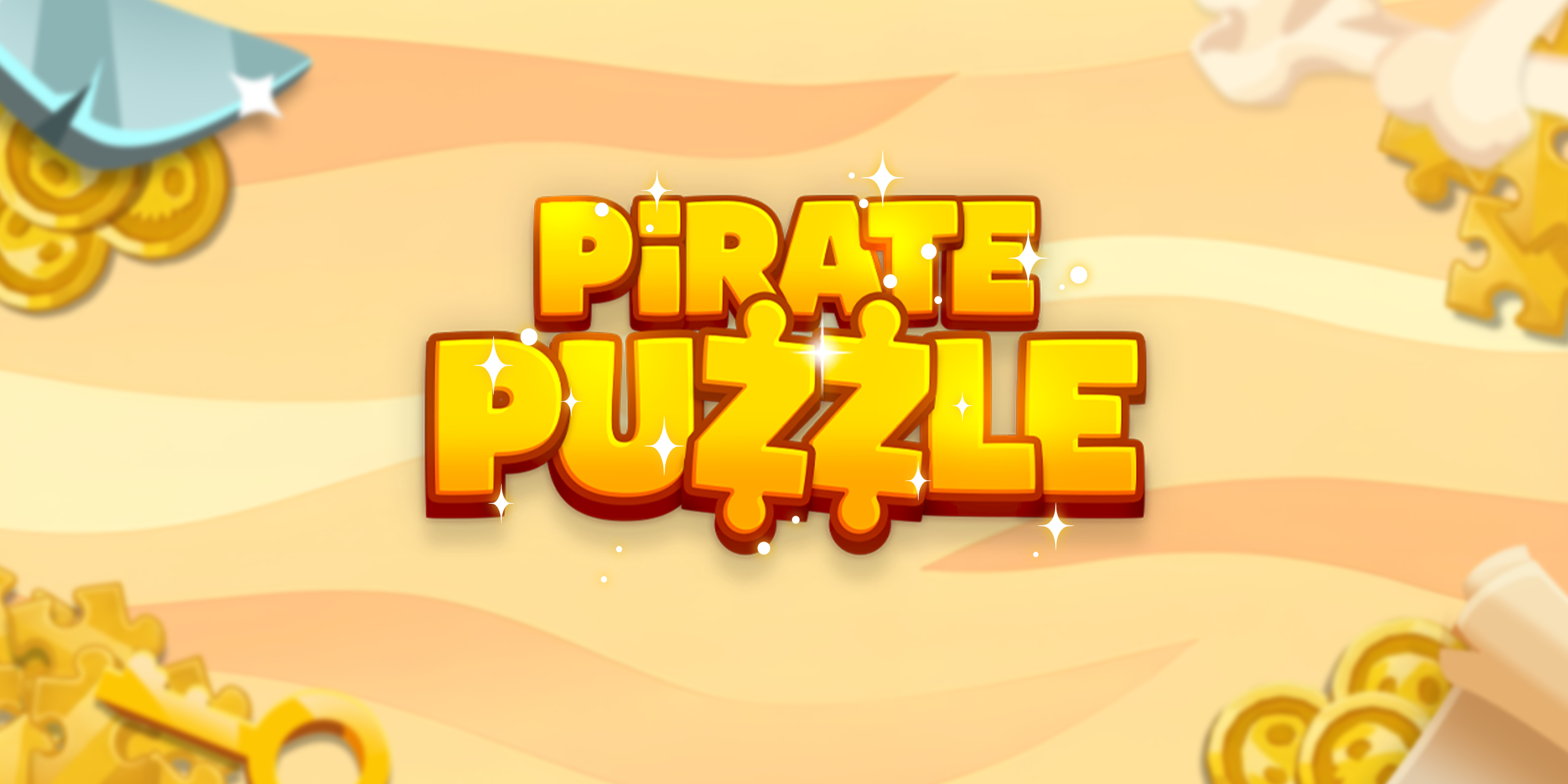 Pirate Puzzle feature launch screen